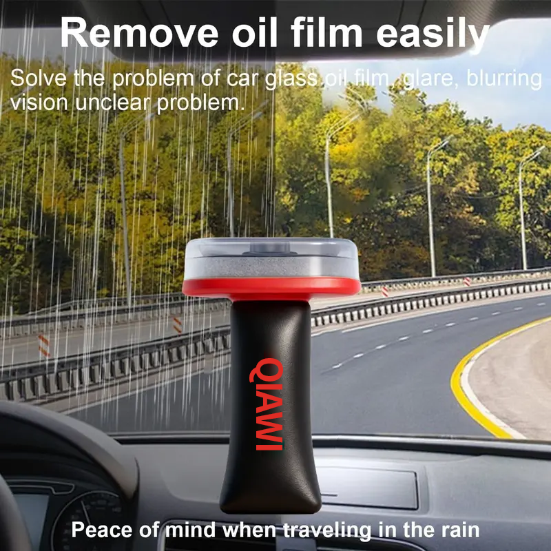 Automotive & All-Surface Glass Oil Film Remover — Fast Cleaning Handheld Decontamination Cream