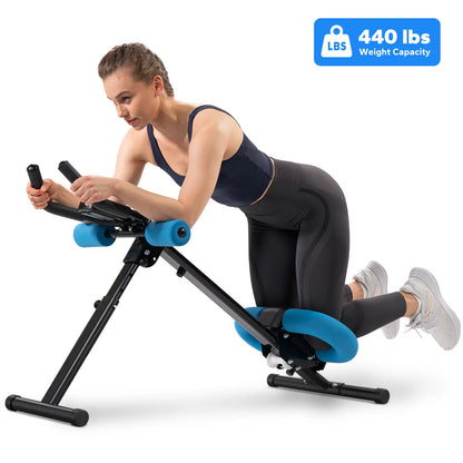 Merach Adjustable Ab Trainer Machine with LCD Monitor