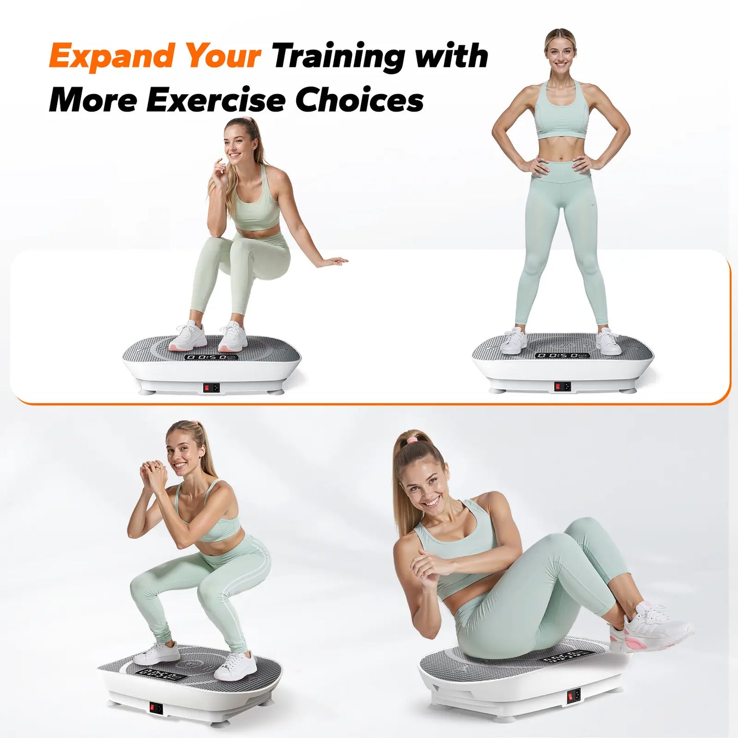 Merach Slim Vibration Plate Exercise Machine